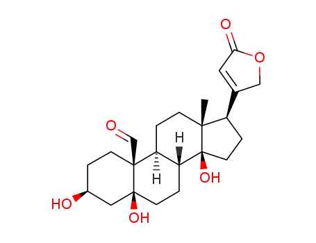 Molecular Structure of 66-28-4 (STROPHANTHIDIN)