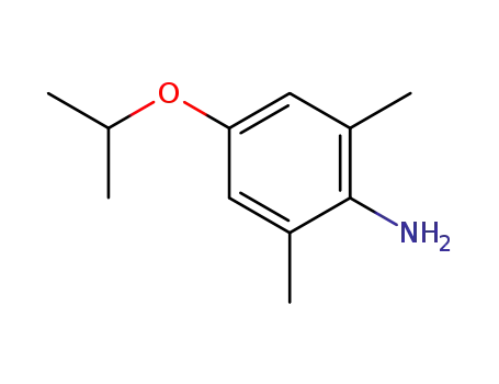Molecular Structure of 100054-69-1 (4-isopropoxy-2,6-dimethylaniline)