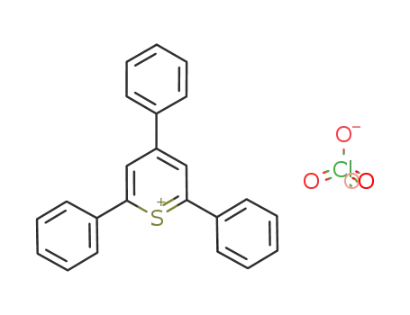 Molecular Structure of 2930-37-2 (Thiopyrylium, 2,4,6-triphenyl-, perchlorate)