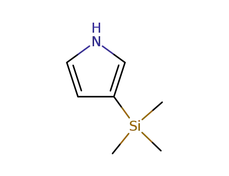 Molecular Structure of 50488-68-1 (3-trimethylsilanyl-pyrrole)