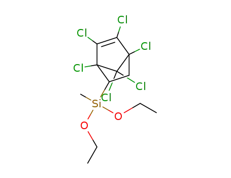 1,2,3,4,7,7-ヘキサクロロ-5-(ジエトキシメチルシリル)ノルボルナ-2-エン