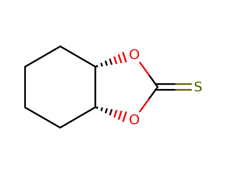Molecular Structure of 56155-84-1 (cis-Hexahydrobenzo<d><1,3>dioxol-2-thion)