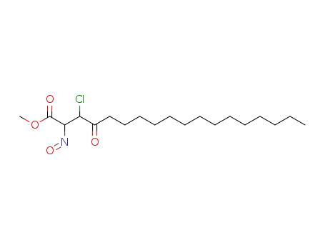 Molecular Structure of 103897-33-2 (methyl 3-chloro-2-nitroso-4-oxooctadecanoate)
