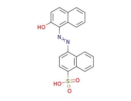 Molecular Structure of 18268-54-7 (4-[(2-hydroxy-1-naphthyl)azo]naphthalenesulphonic acid)