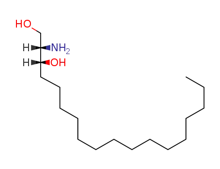Molecular Structure of 764-22-7 (D-erythro-Dihydro-D-sphingosine)