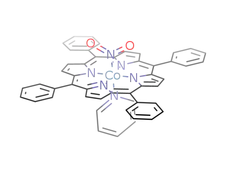 Molecular Structure of 75778-52-8 (nitrosyl(5,10,15,20-tetraphenylporphyrinato)(pyridine)cobalt(III))