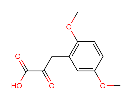 Benzenepropanoic acid, 2,5-dimethoxy-.alpha.-oxo-