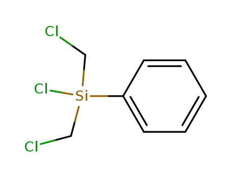 Molecular Structure of 18236-68-5 (bis(chloromethyl)(phenyl)chlorosilane)