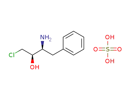 Molecular Structure of 934971-02-5 ((2R,3S)-1-chloro-3-amino-4-phenyl-2-butanol sulfuric acid salt)
