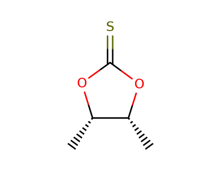 Molecular Structure of 56194-03-7 (cis-4,5-Dimethyl-1,3-dioxolane-2-thione)