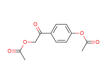 Molecular Structure of 42528-99-4 (4-(2-acetoxyacetyl)phenyl acetate)