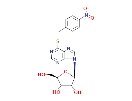 Inosine,6-S-[(4-nitrophenyl)methyl]-6-thio-
