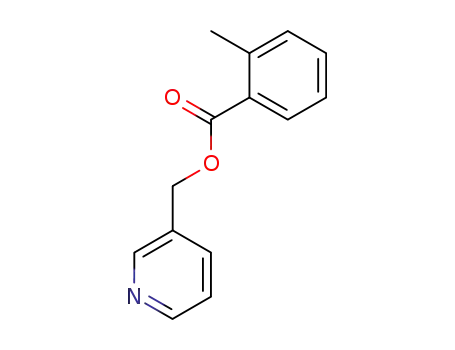 Molecular Structure of 77934-69-1 (2-Methyl-benzoic acid pyridin-3-ylmethyl ester)