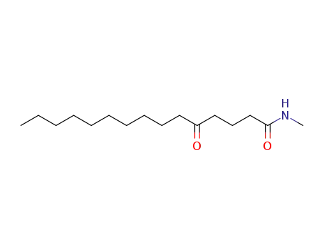 Molecular Structure of 101434-70-2 (5-oxo-pentadecanoic acid methylamide)