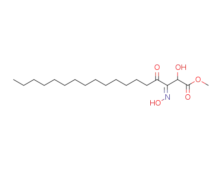 Molecular Structure of 103897-35-4 (methyl 2-hydroxy-3-oximino-4-oxooctadecanoate)