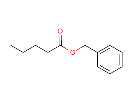 Molecular Structure of 10361-39-4 (BENZYL VALERATE)