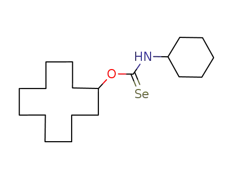 Molecular Structure of 154592-63-9 (Carbamoselenoic acid, cyclohexyl-, O-cyclododecyl ester)