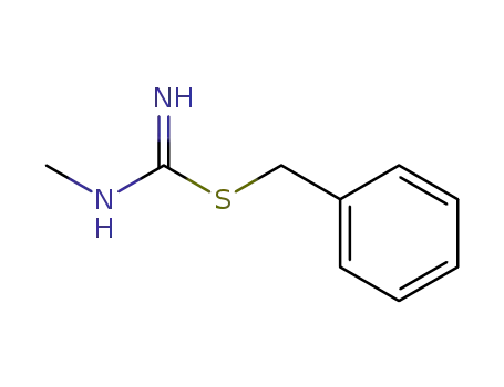 Molecular Structure of 28736-39-2 (2-S-Benzyl-1-methylisothiocarbamide)