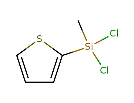 Molecular Structure of 18243-72-6 (silane, (dichloromethyl)-2-thienyl-)