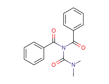 Molecular Structure of 104417-73-4 (1,1-Dibenzoyl-3,3-dimethyl-harnstoff)