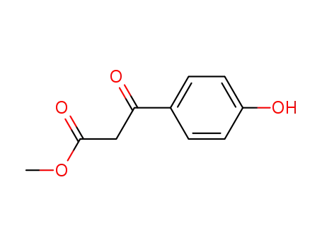 Molecular Structure of 32066-29-8 (4-HYDROXYBENZOYLACETIC ACID METHYL ESTER)