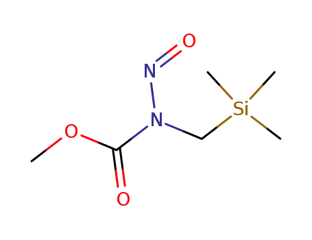 Molecular Structure of 26205-77-6 (Methyl-nitroso-(trimethylsilylmethyl)carbamat)