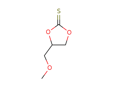 Molecular Structure of 134110-53-5 (4-(methoxymethyl)-1,3-dioxolane-2-thione)