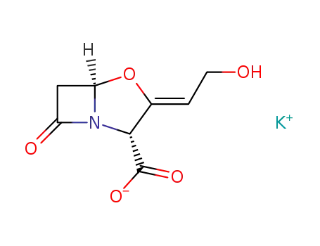 Molecular Structure of 61177-45-5 (Potassium clavulanate)