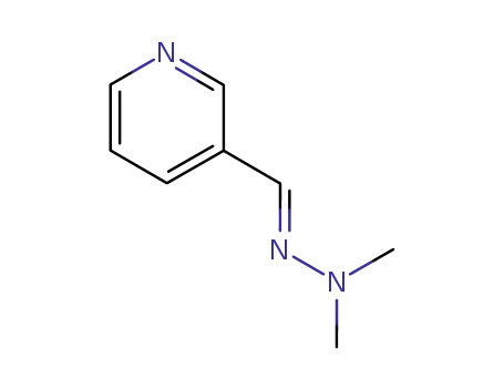 Molecular Structure of 59670-91-6 (3-[(dimethylhydrazinylidene)methyl]pyridine)