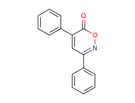Molecular Structure of 49837-25-4 (3,5-diphenyl-[1,2]oxazin-6-one)