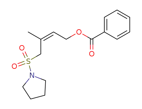N-<(Z)-4-benzoyloxy-2-methylbut-2-ene-1-sulfonyl>pyrrolidine