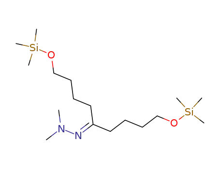 Molecular Structure of 131226-32-9 (1,9-bis(trimethylsilyloxy)-nonanone-5-dimethylhydrazone)