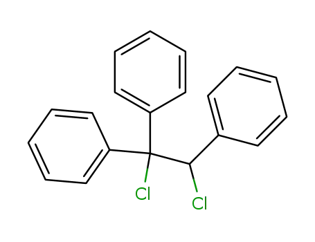 Molecular Structure of 109686-85-3 (1,2-dichlorotriphenylethane)