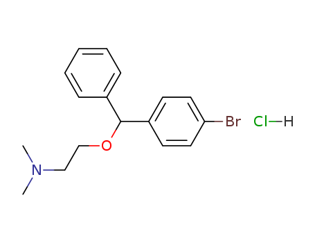 Ethanamine,2-[(4-bromophenyl)phenylmethoxy]-N,N-dimethyl-, hydrochloride (1:1)