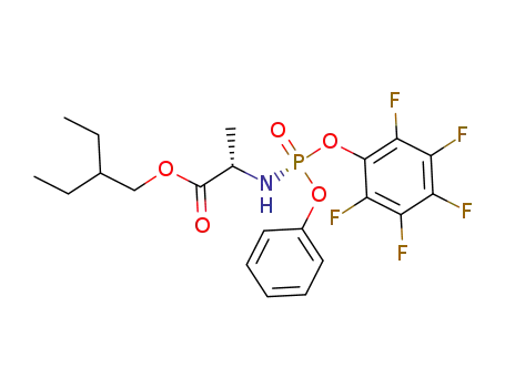 Molecular Structure of 1911578-98-7 (C<sub>21</sub>H<sub>23</sub>F<sub>5</sub>NO<sub>5</sub>P)