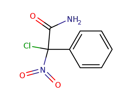 Molecular Structure of 861560-61-4 (chloro-nitro-phenyl-acetic acid amide)