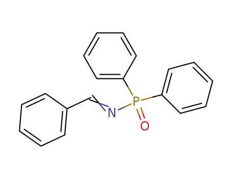 P,P-Diphenyl-N-(phenylmethylene)phosphinic amide