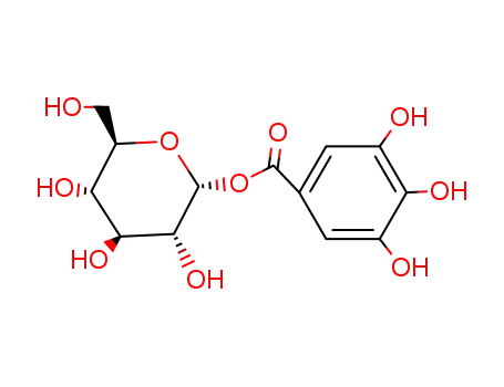Molecular Structure of 53318-36-8 (a-Glucogallin)