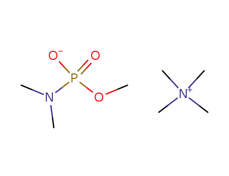 Molecular Structure of 63581-76-0 (dimethyl-amidophosphoric acid monomethyl ester; tetramethylammonium salt)