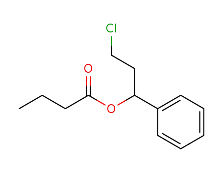 3-Cloro-1-phenylpropyl butanoate