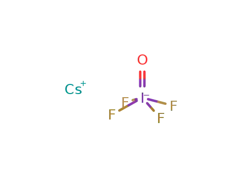 Cs<sup>(1+)</sup>*IF<sub>4</sub>O<sup>(1-)</sup>=CsIF<sub>4</sub>O