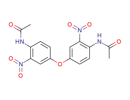 Molecular Structure of 3070-87-9 (N-[4-(4-acetamido-3-nitro-phenoxy)-2-nitro-phenyl]acetamide)