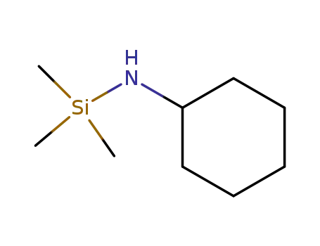 Molecular Structure of 5577-68-4 (cyclohexylamino-trimethyl-silane)