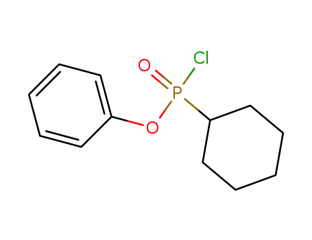 Molecular Structure of 15736-96-6 (cyclohexyl-phosphonic acid-chloride phenyl ester)
