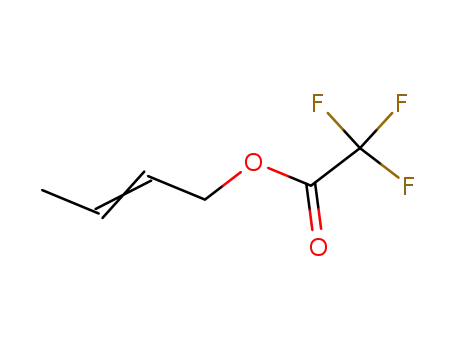 Molecular Structure of 6864-58-0 (but-2-en-1-yl 2,2,2-trifluoroacetate)