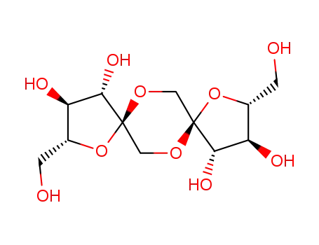 Molecular Structure of 155835-33-9 (di-α-D-fructofuranose 1,2′:2,1′-dianhydride)