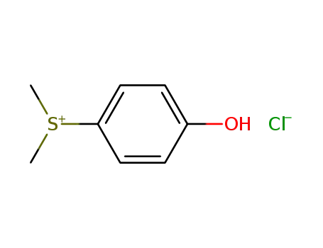 Molecular Structure of 1005-35-2 ((p-hydroxyphenyl)dimethylsulphonium chloride)