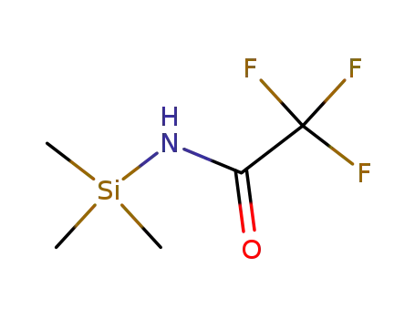 Molecular Structure of 55982-15-5 (N-(trimethylsilyl)trifluoroacetamide)