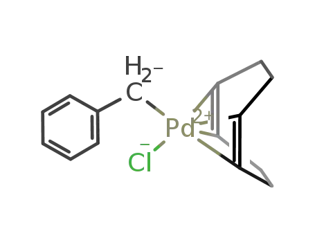 Molecular Structure of 186340-23-8 ([PdCl(CH<sub>2</sub>Ph)(1,5-cyclooctadiene)])
