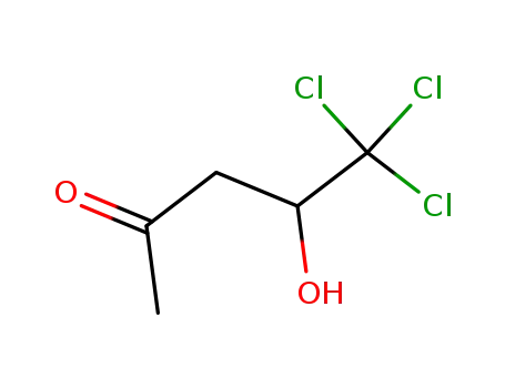 Molecular Structure of 1552-33-6 (5,5,5-TRICHLORO-4-HYDROXYPENTAN-2-ONE)
